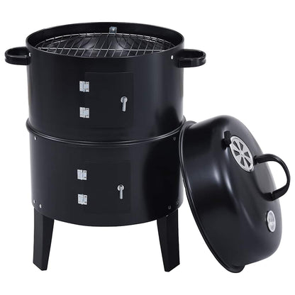 Griglia Barbecue A Carbone 3-In-1 40X80 Cm