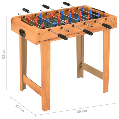Mini Calcio Balilla 69X37X62 Cm Acero