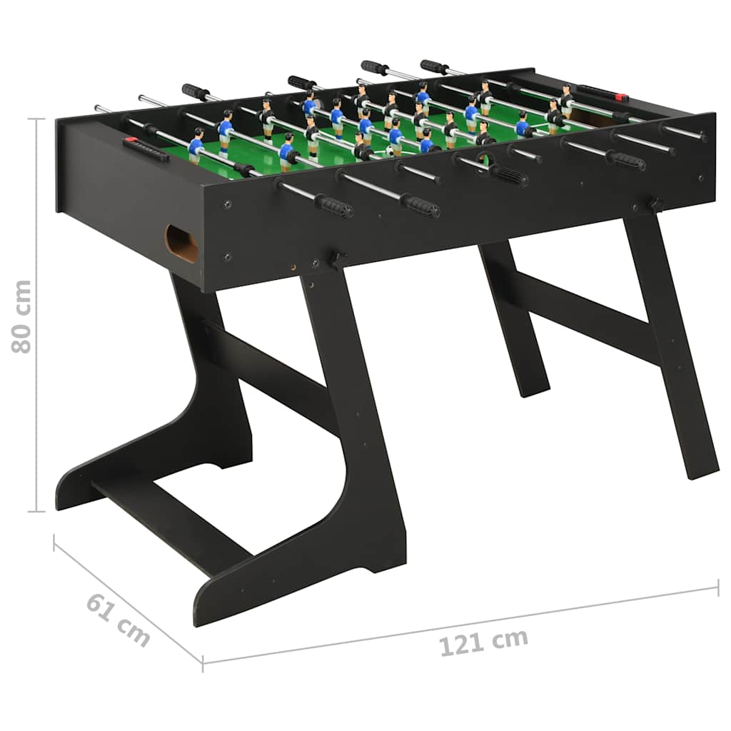 Calcio Balilla Pieghevole 121X61X80 Cm