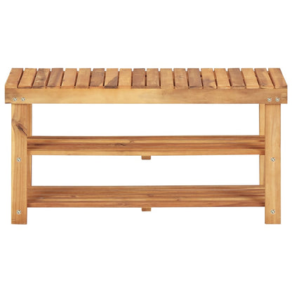 Scarpiera 90X32X In Legno Massello Di Acacia
