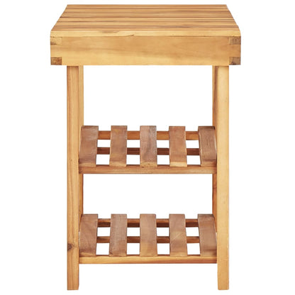 Scarpiera 90X32X In Legno Massello Di Acacia