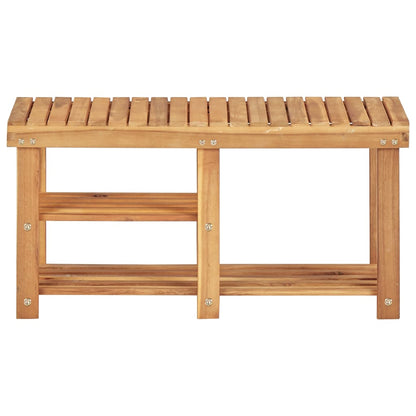 Scarpiera 90X32X46 Cm In Legno Massello Di Acacia