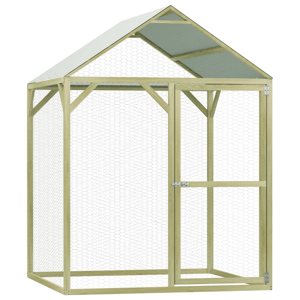 Pollaio 3X1,5X2 M In Legno Di Pino Impregnato