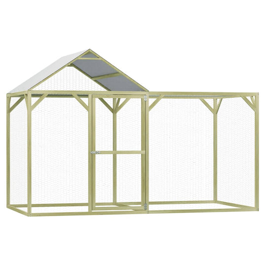 Pollaio 3X1,5X2 M In Legno Di Pino Impregnato