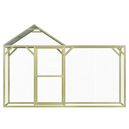 Pollaio 3X1,5X2 M In Legno Di Pino Impregnato