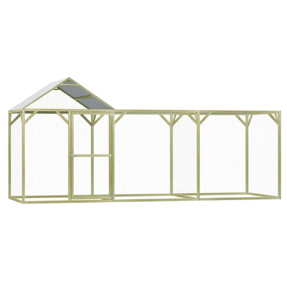 Pollaio 3X1,5X2 M In Legno Di Pino Impregnato