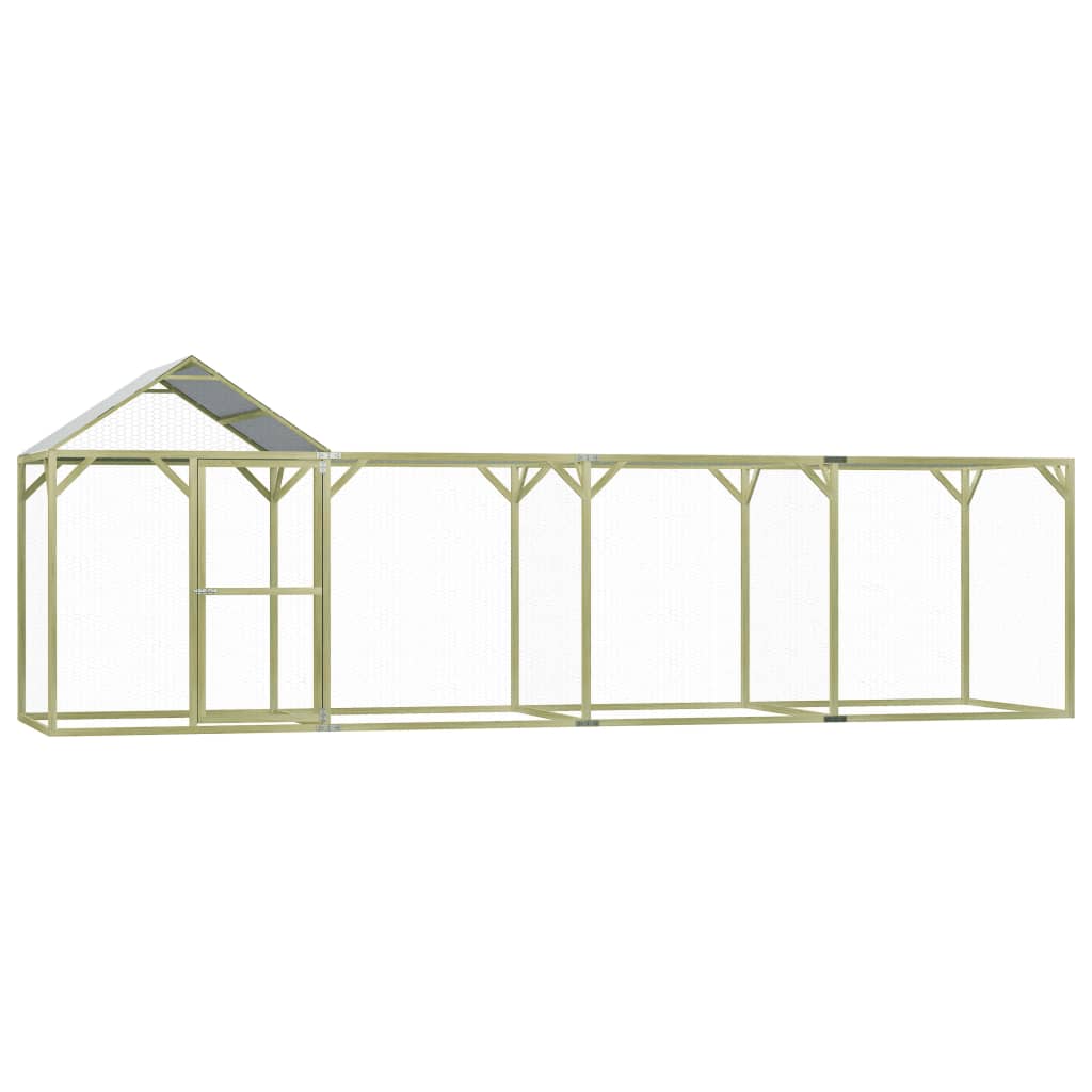 Pollaio 3X1,5X2 M In Legno Di Pino Impregnato