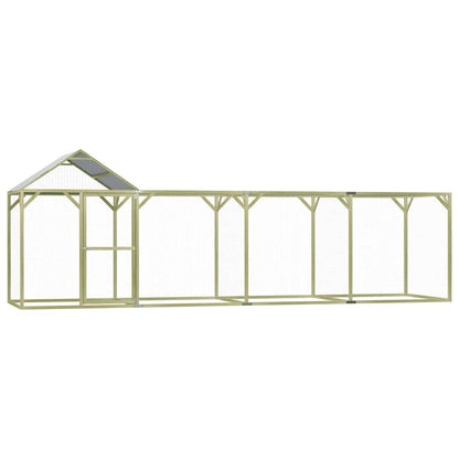 Pollaio 3X1,5X2 M In Legno Di Pino Impregnato