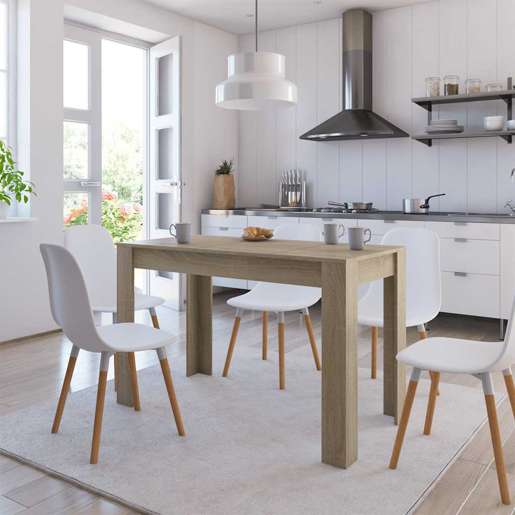 Tavolo Da Pranzo 120X60X76Cm In Legno Multistrato
