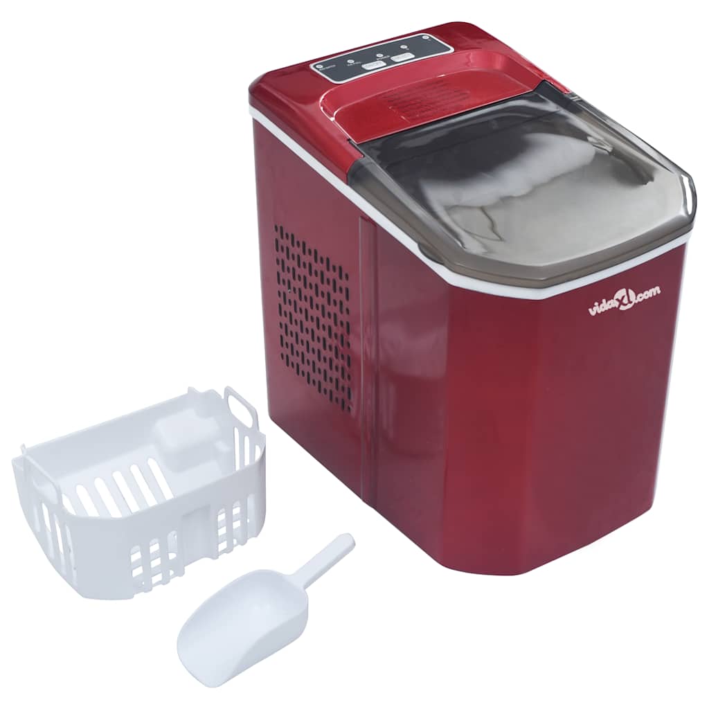 Macchina Per Il Ghiaccio Rossa 1,4 L 15 Kg / 24 H