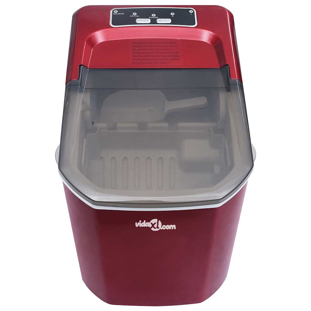 Macchina Per Il Ghiaccio Rossa 1,4 L 15 Kg / 24 H
