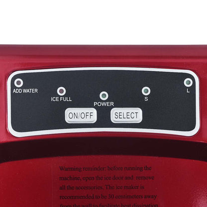 Macchina Per Il Ghiaccio Rossa 1,4 L 15 Kg / 24 H