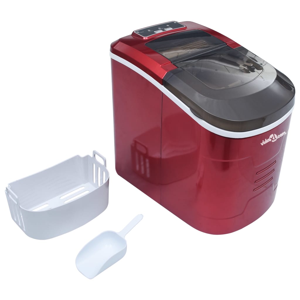 Macchina Per Il Ghiaccio Rossa 2,4 L 15 Kg / 24 H