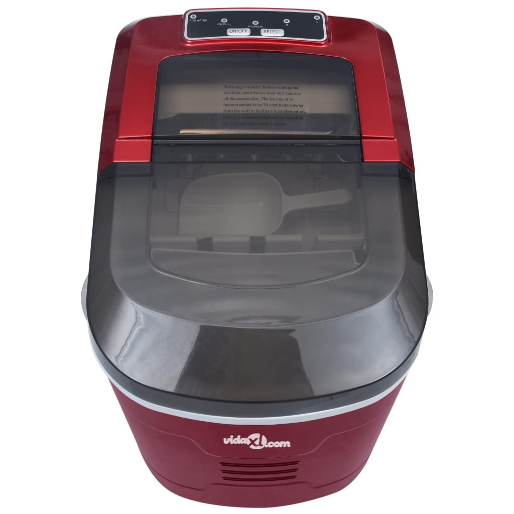 Macchina Per Il Ghiaccio Rossa 2,4 L 15 Kg / 24 H