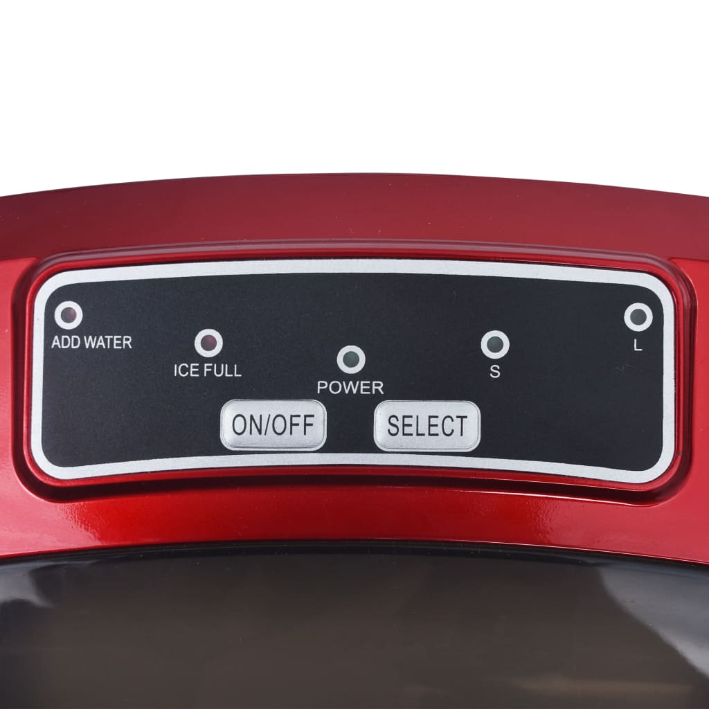 Macchina Per Il Ghiaccio Rossa 2,4 L 15 Kg / 24 H