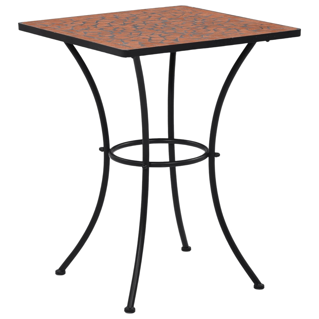 Tavolino Bistrot Con Mosaico Ceramica