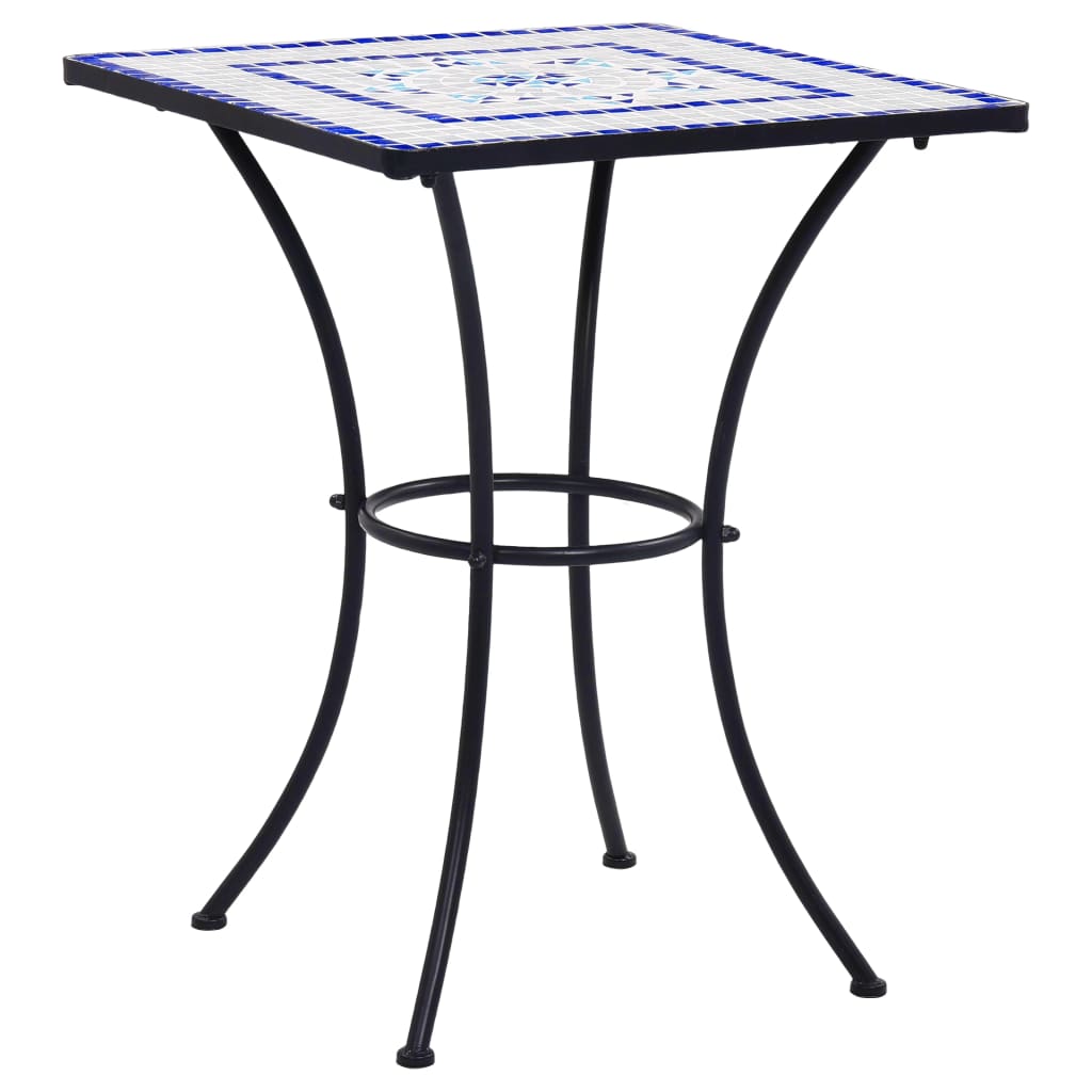 Tavolino Bistrot Con Mosaico Ceramica