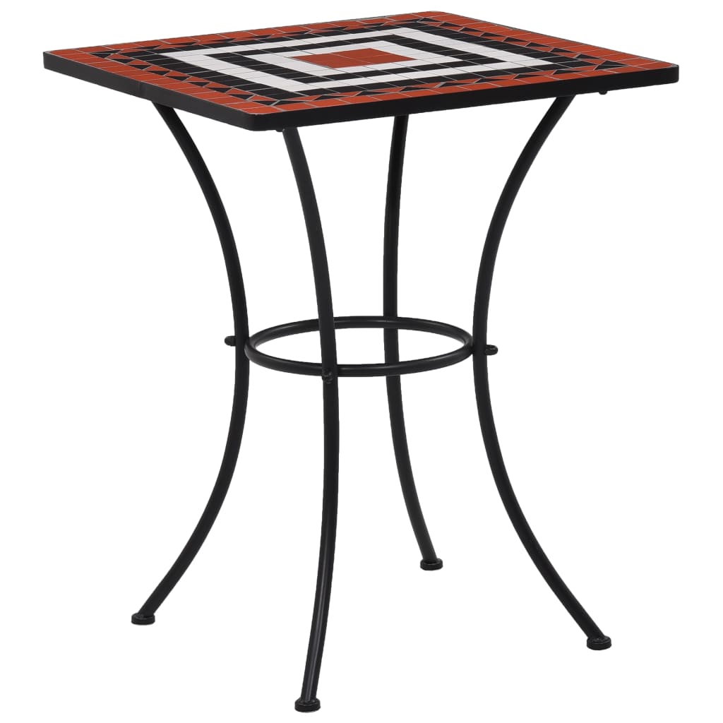 Tavolino Bistrot Con Mosaico Ceramica