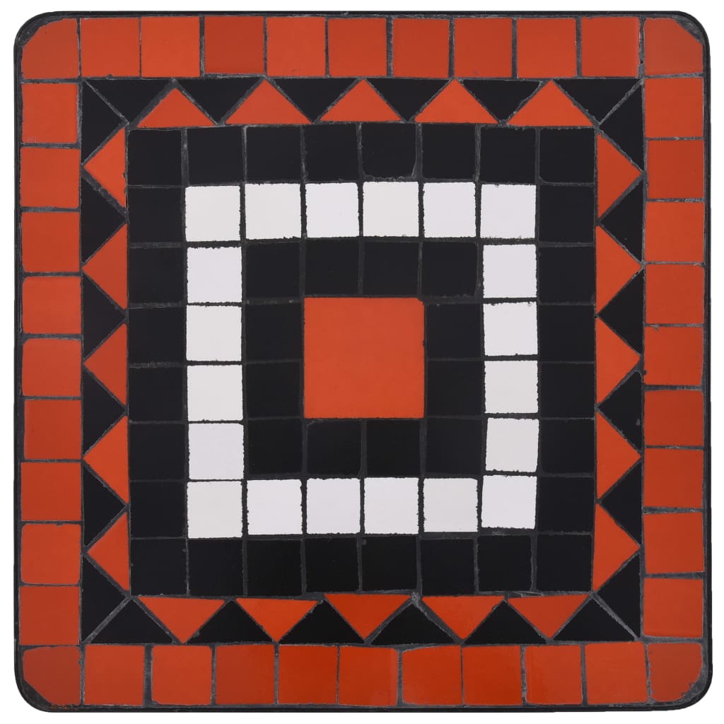 Tavolino Di Servizio Mosaico In Ceramica