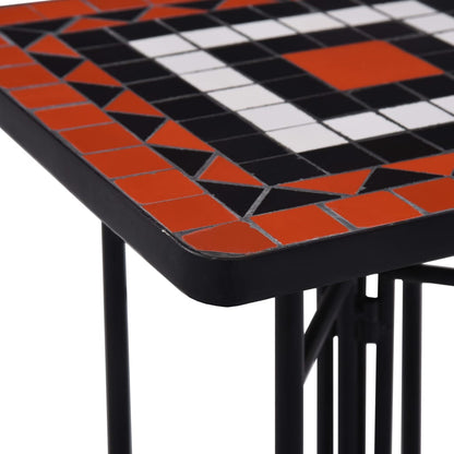 Tavolino Di Servizio Mosaico In Ceramica