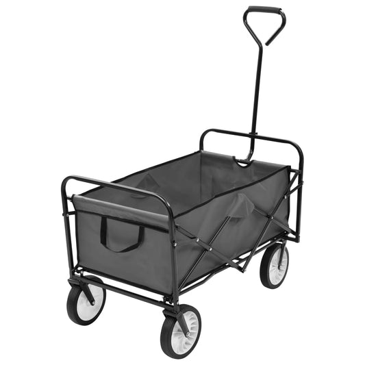 Carrello Pieghevole A Mano In Acciaio