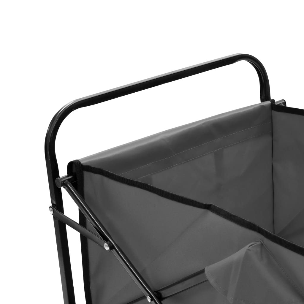 Carrello Pieghevole A Mano In Acciaio