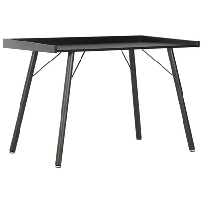 Scrivania Nera 90X50X79 Cm