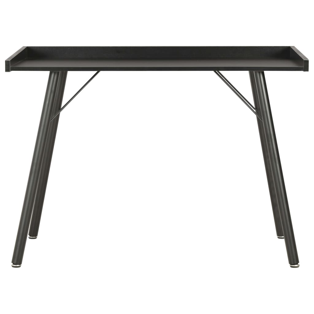 Scrivania Nera 90X50X79 Cm