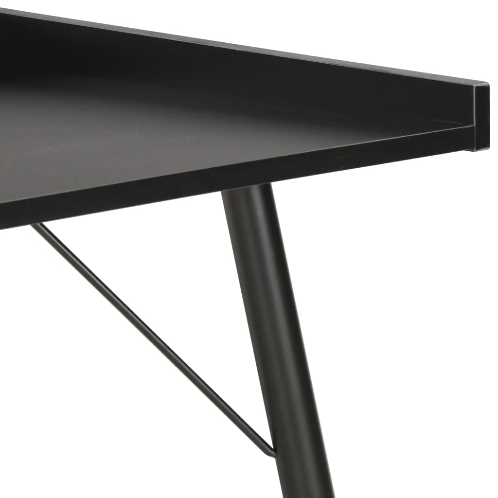 Scrivania Nera 90X50X79 Cm