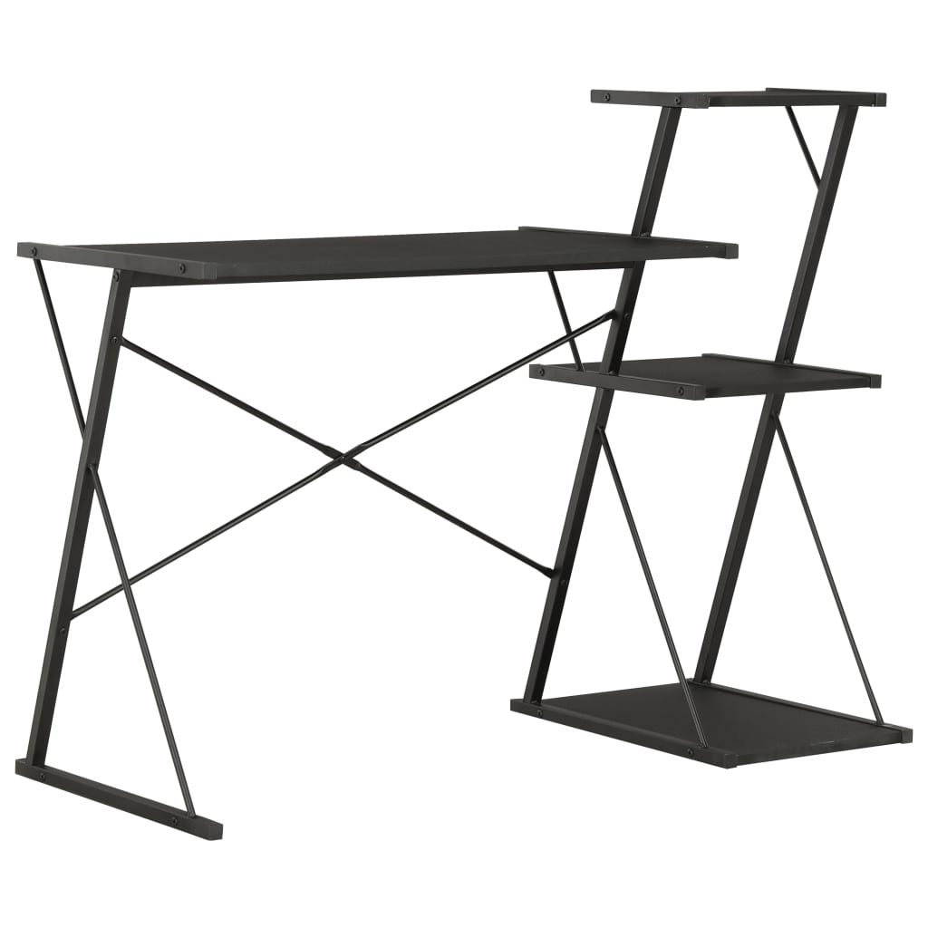 Scrivania Con Ripiano Bianca 116X50X93 Cm