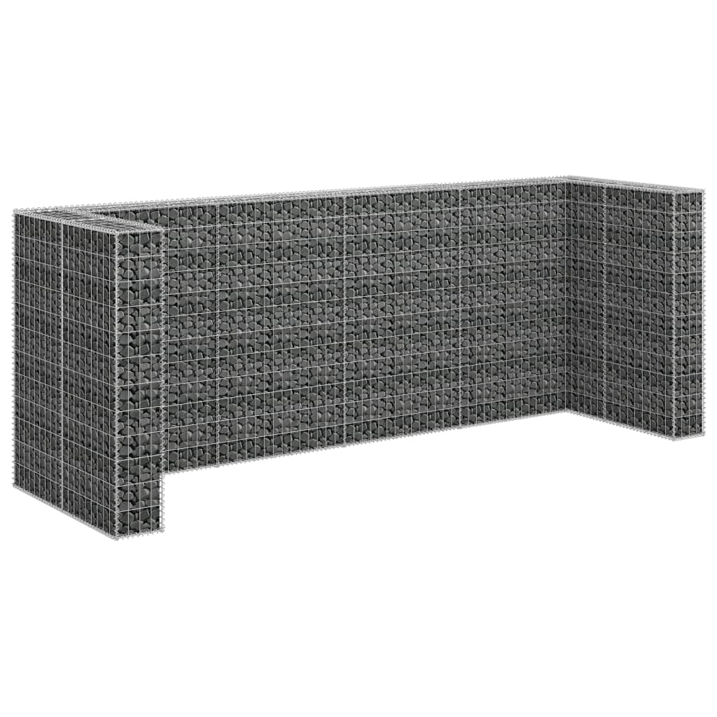 Gabbione Per Bidoni In Acciaio Zincato 320X100X120 Cm