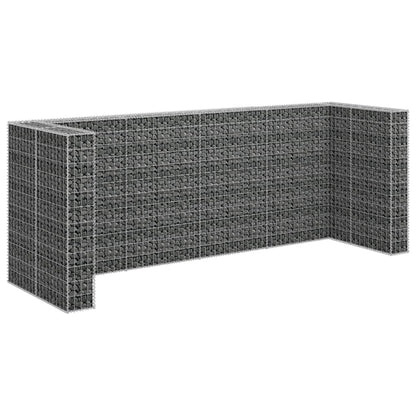 Gabbione Per Bidoni In Acciaio Zincato 320X100X120 Cm