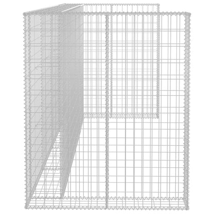 Gabbione Per Bidoni In Acciaio Zincato 320X100X120 Cm
