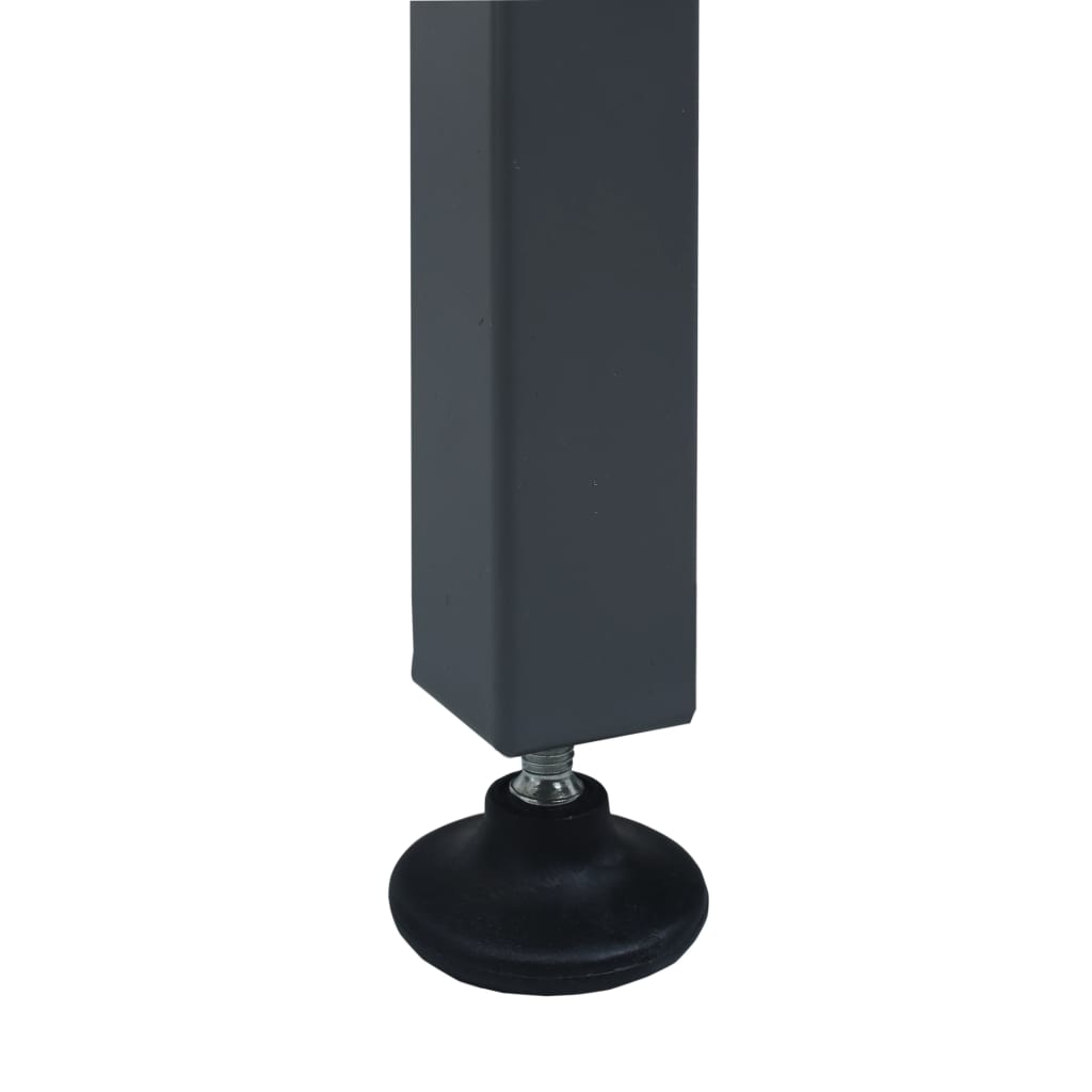 Banco Da Lavoro Nero 120X60X85 Cm In Acciaio