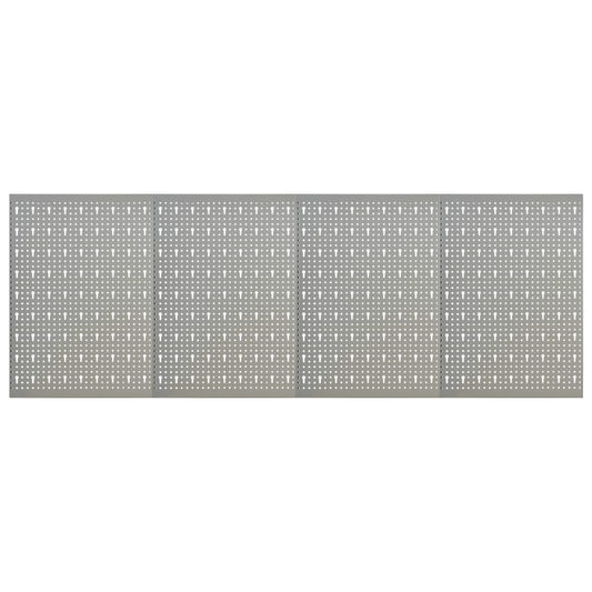 Pannelli Per Utensili A Parete 4 Pz 40X58 Cm In Acciaio