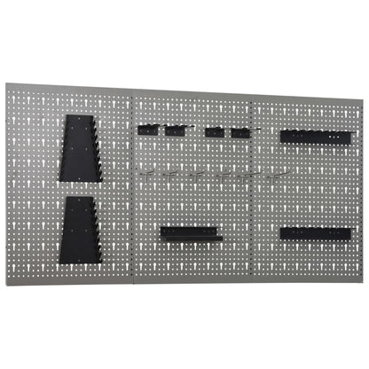 Pannelli Per Utensili A Parete 4 Pz 40X58 Cm Acciaio