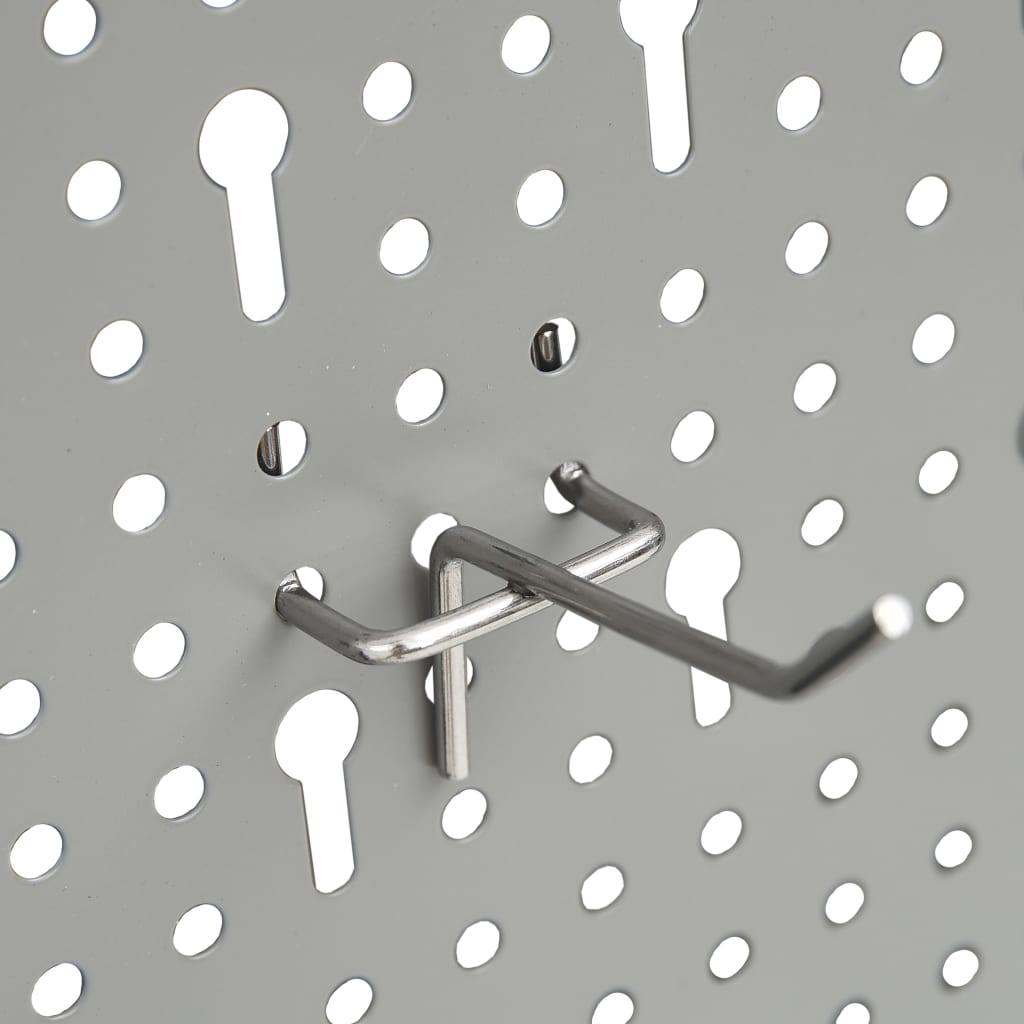 Pannelli Per Utensili A Parete 4 Pz 40X58 Cm Acciaio
