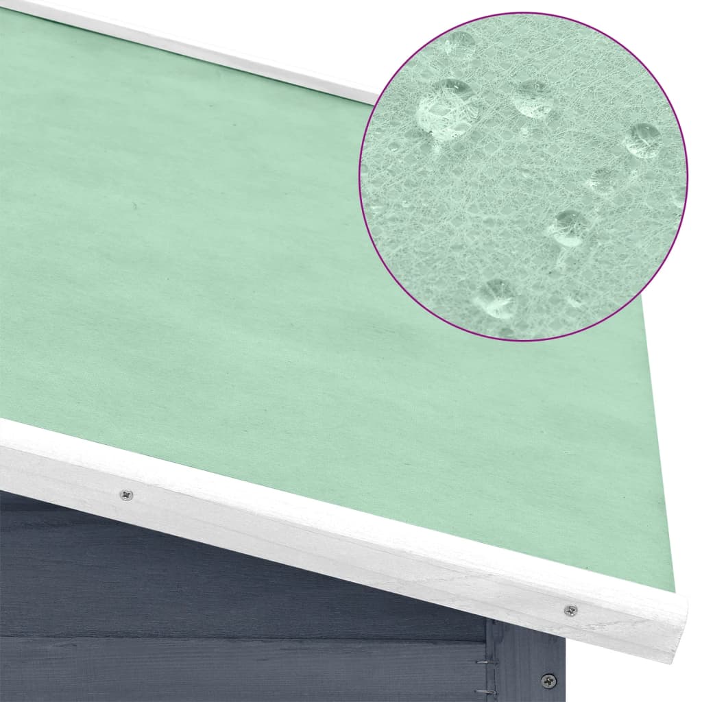 Pollaio Con Casetta Nidificazione Bianco In Legno Abete