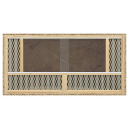 Terrario In Legno Multistrato 80X40X40 Cm Beige