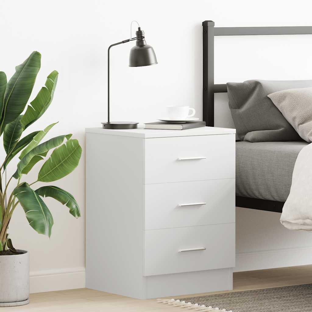 Comodini 2 Pz 38X35X55 Cm In Legno Multistrato