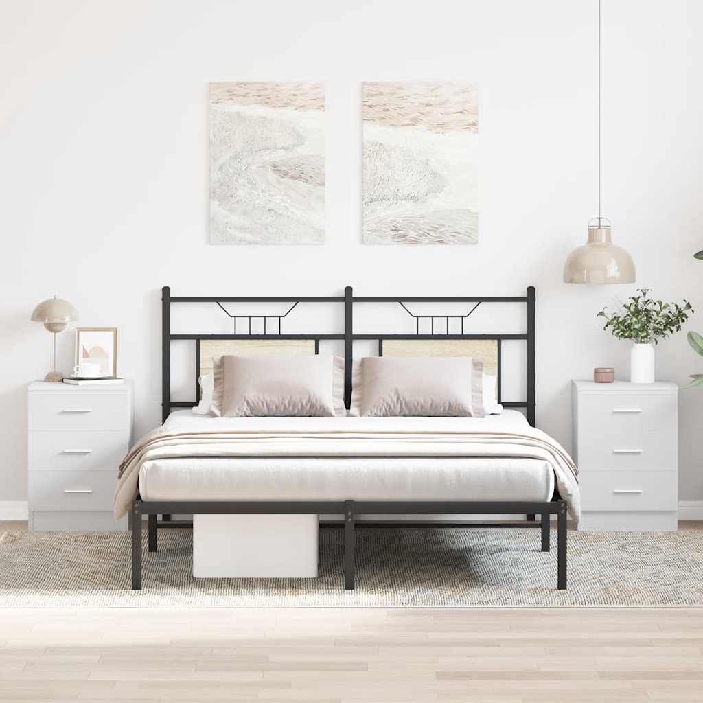 Comodini 2 Pz 38X35X55 Cm In Legno Multistrato