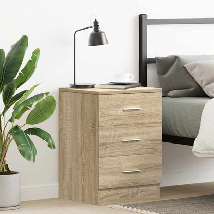 Comodini 2 Pz 38X35X55 Cm In Legno Multistrato