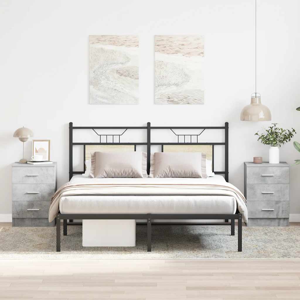 Comodini 2 Pz 38X35X55 Cm In Legno Multistrato