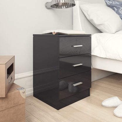 Comodini 2 Pz 38X35X55 Cm In Legno Multistrato