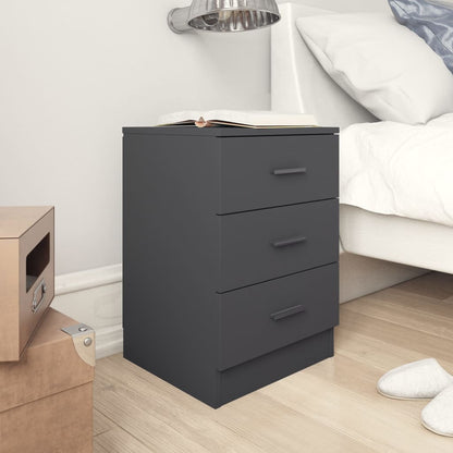 Comodini 2 Pz 38X35X55 Cm In Legno Multistrato