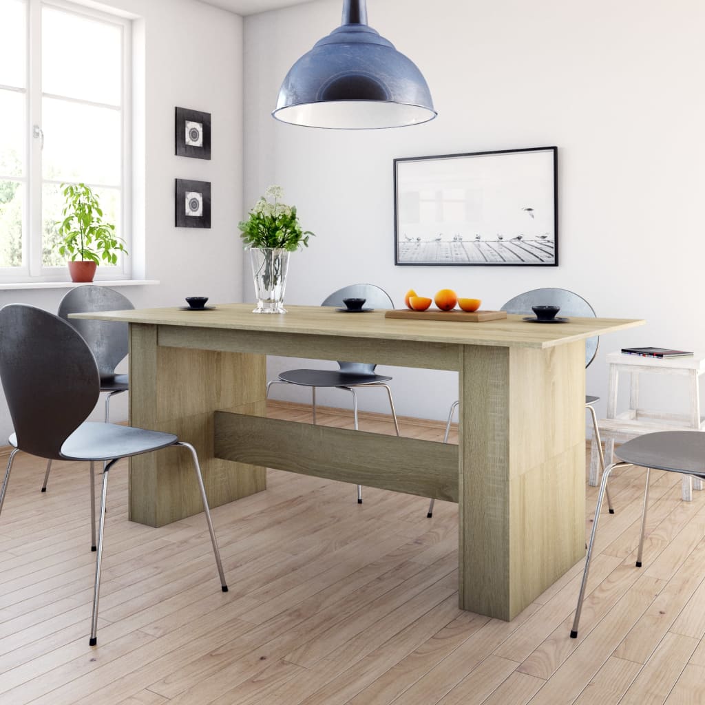 Tavolo Da Pranzo 180X90X76 Cm Legno Multistrato