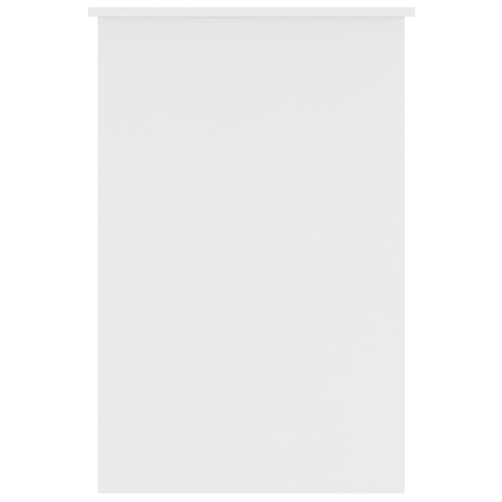Scrivania Bianca 100X50X76 Cm In Legno Multistrato