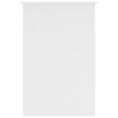 Scrivania Bianca 100X50X76 Cm In Legno Multistrato