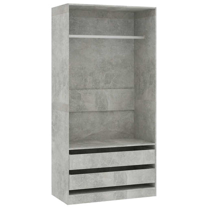 Armadio In Legno Multistrato Grigio Cemento