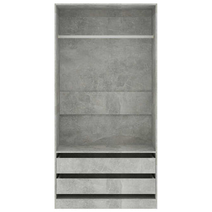 Armadio In Legno Multistrato Grigio Cemento